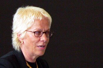 The former prosecutor Carla del Ponte
