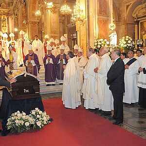 Requiem for Bishop Sergio Valech in 2010